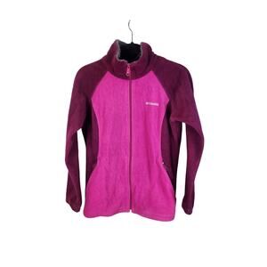 Columbia Omni-Heat fleece jacket women's small